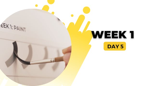 12. Week 1 - Day 5