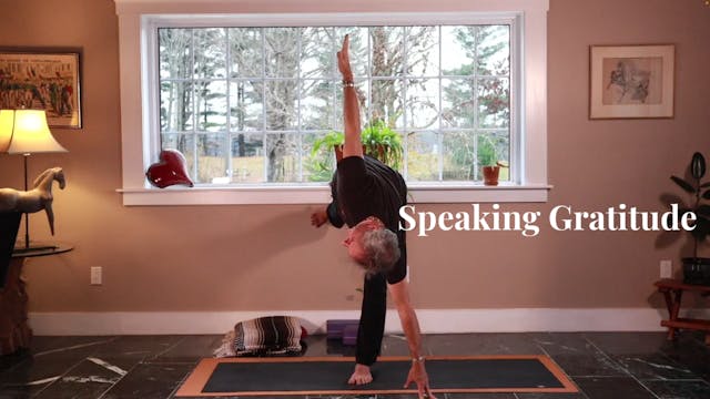 Speaking Gratitude