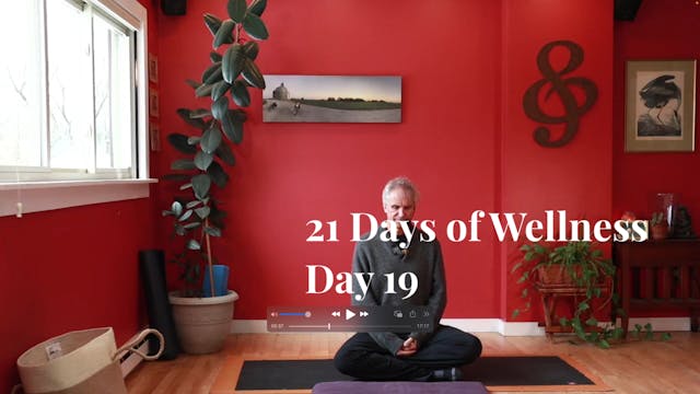 21 Days of Wellness :: Day 19