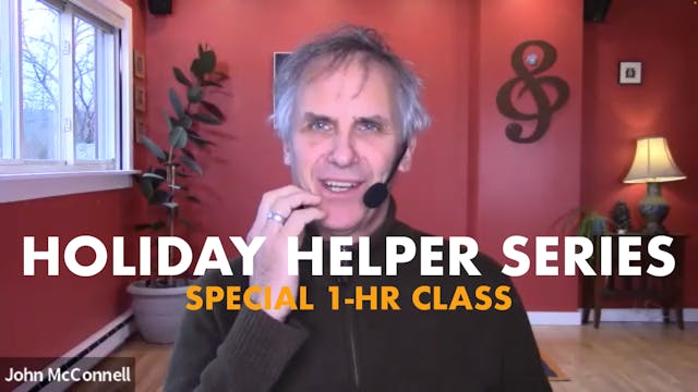 Holiday Helper - Special 1-Hr Group Class
