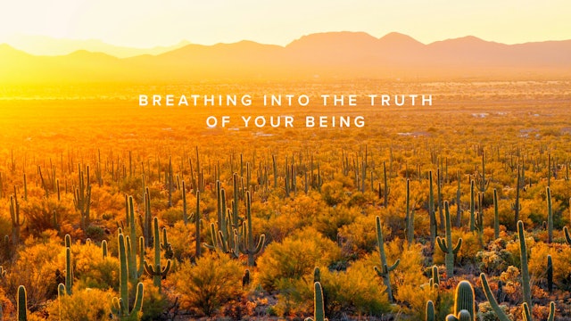 Teaching - Breathing into the Truth of Your Being