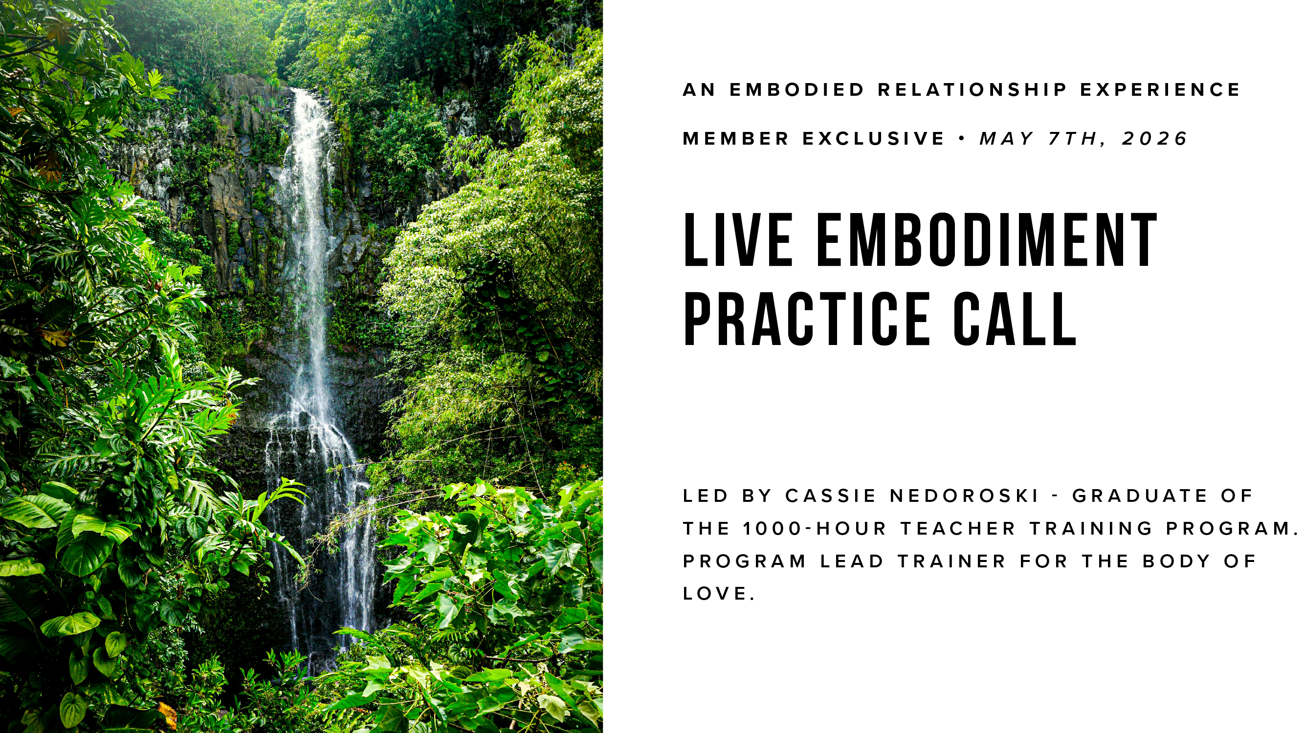Live Embodiment Practice Call: May 7th