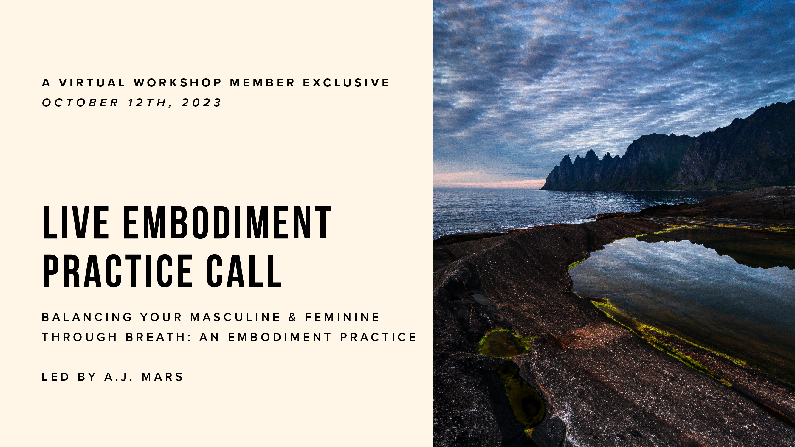 Live Embodiment Practice Call Thursday, October 12th