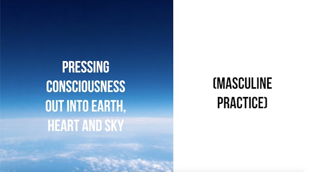 Pressing Consciousness Out into Earth...