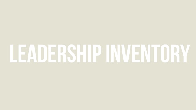 Leadership Inventory