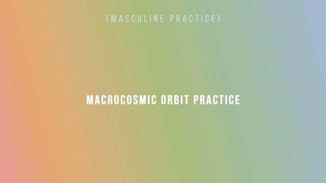 Macrocosmic Orbit Practice