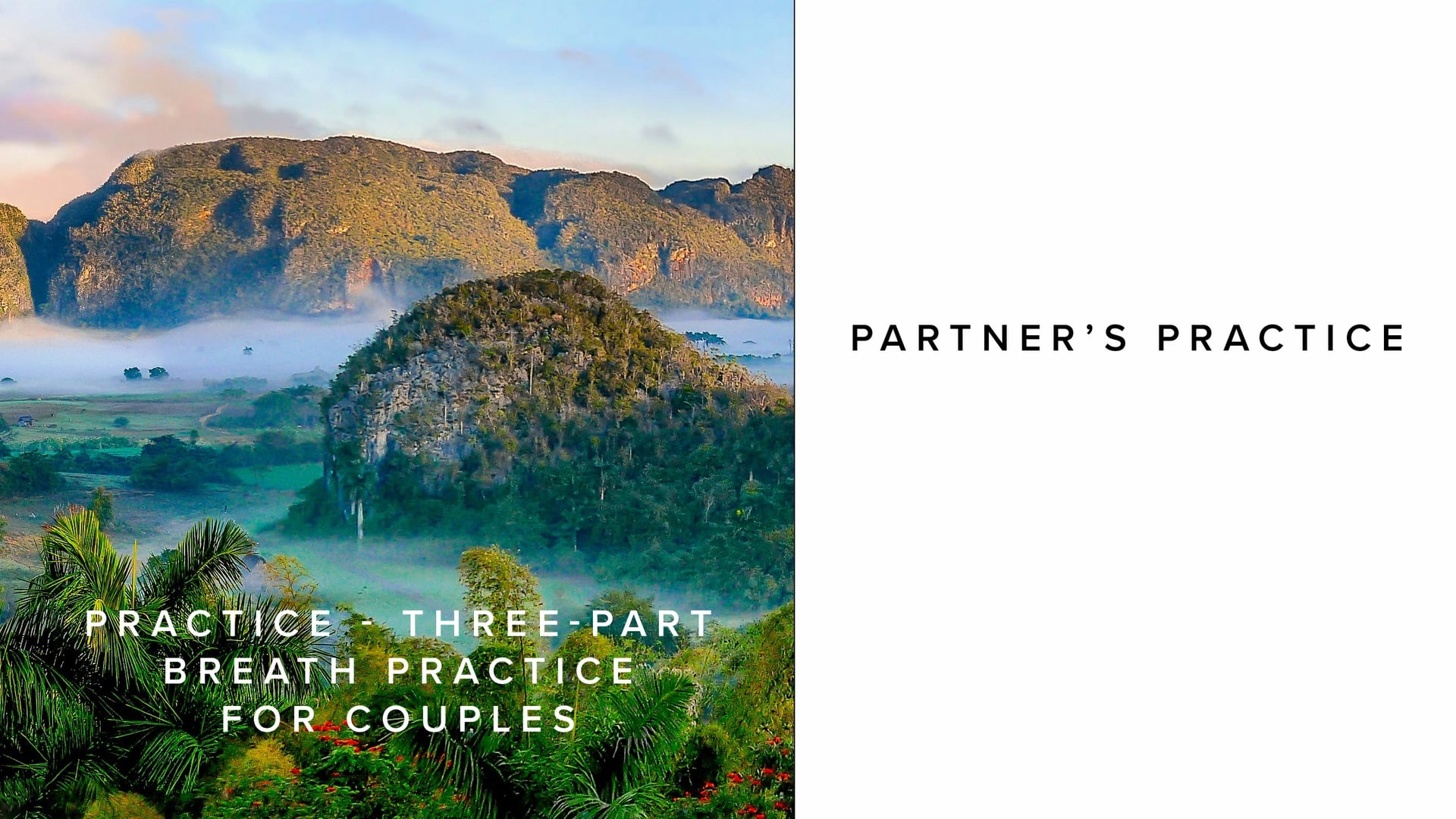 Practice -  Three-Part Breath Practice for Couples