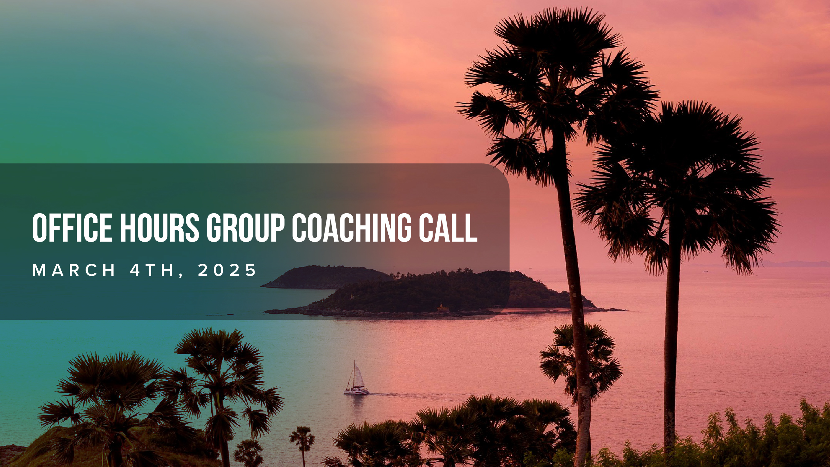 Office Hours Group Call: March 4th