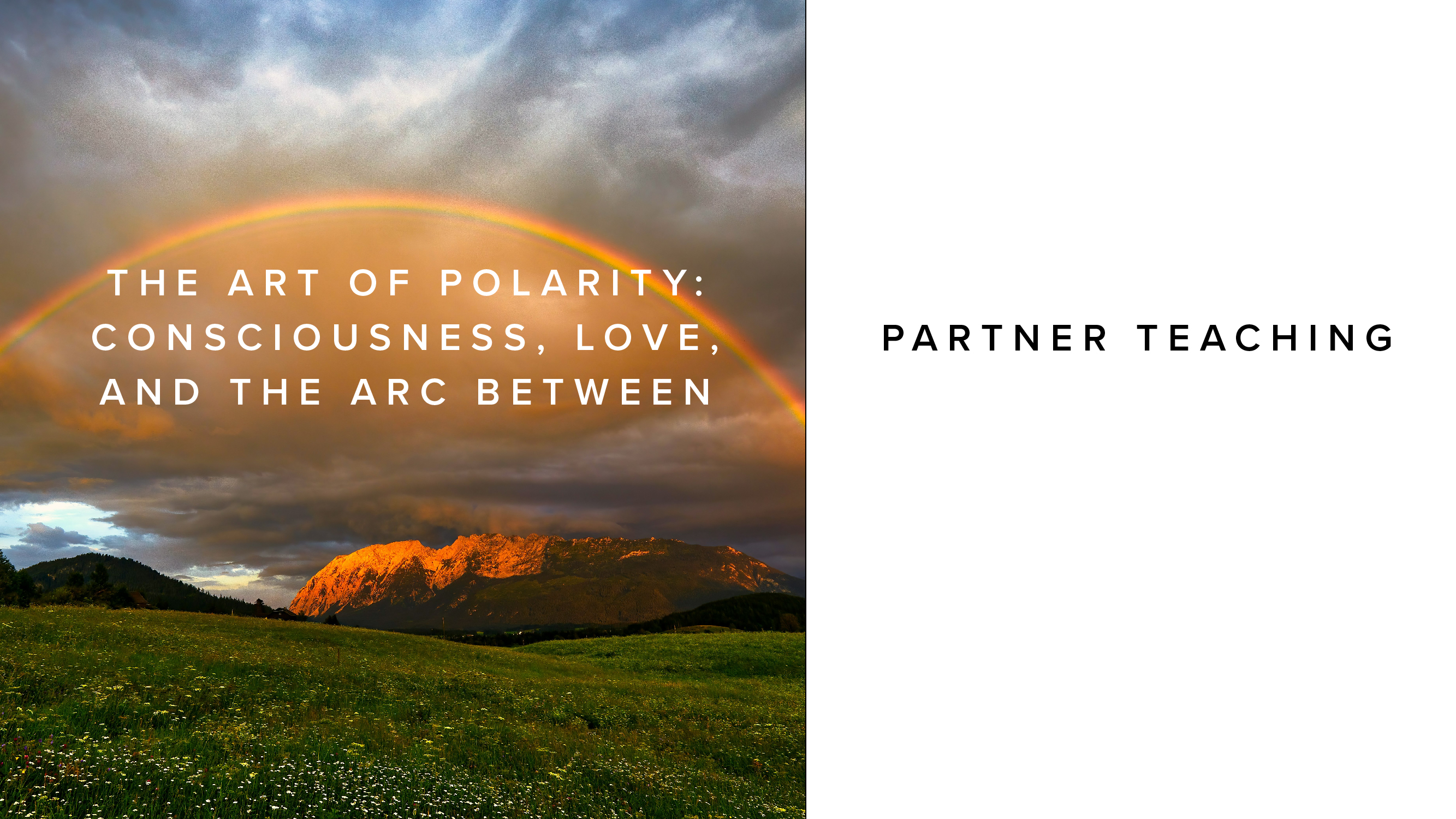 Teaching - The Art of Polarity: Consciousness, Love, and the Arc Between