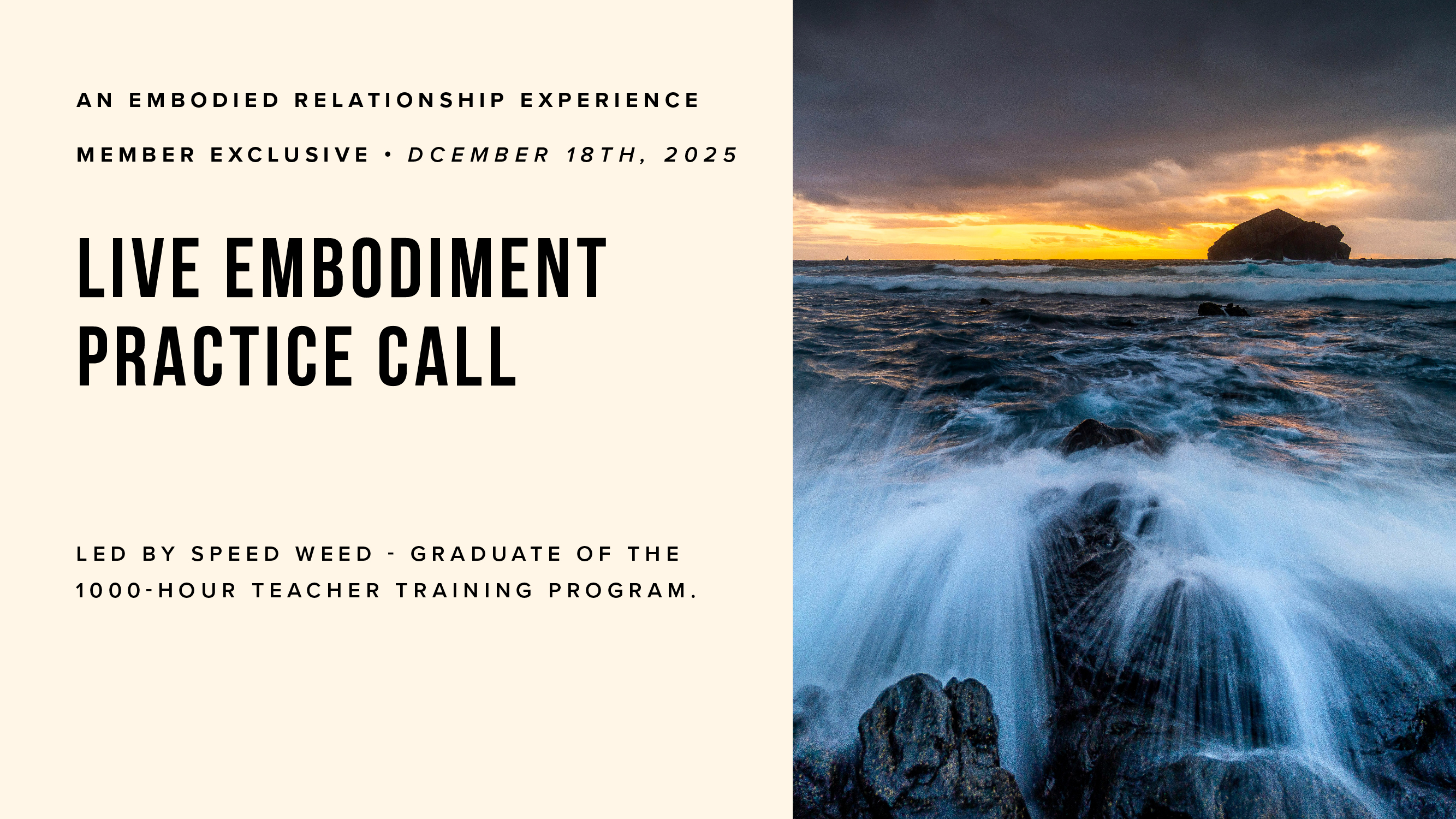 Live Embodiment Practice Call - December 18th