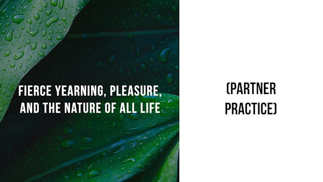 Fierce Yearning, Pleasure, and the Nature of all Life