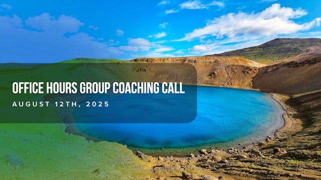 Office Hours Group Coating Call: Augu...