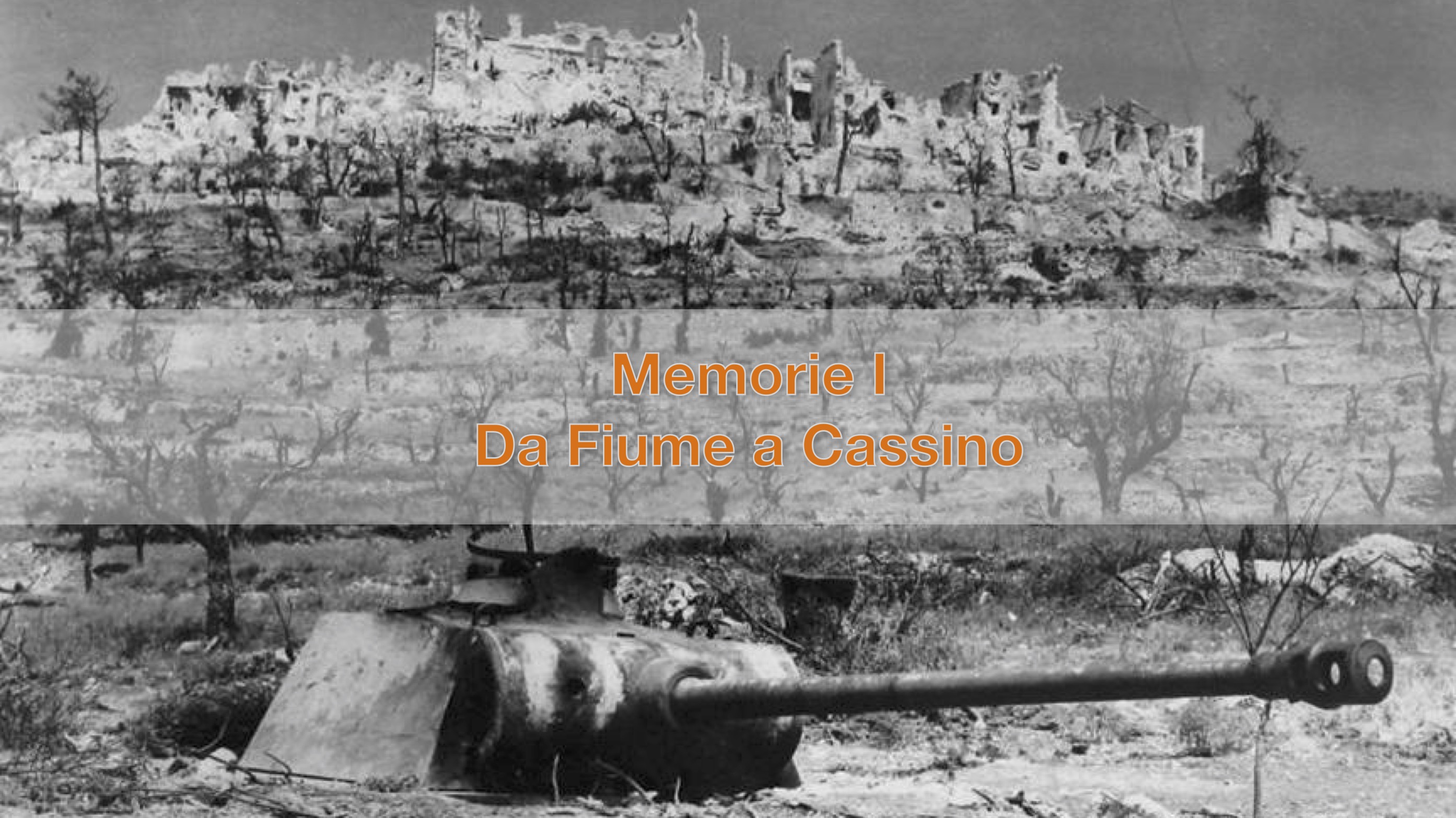 Memoria I. De Fiume a Cassino. Luigi Raimondi. SPA