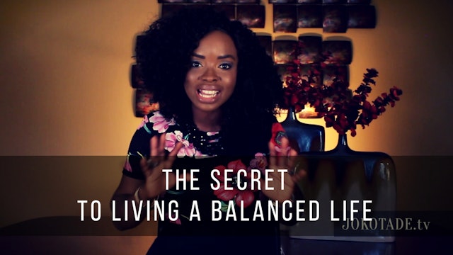 A Woman's Secret to Living a Balanced Life