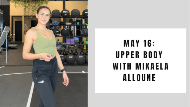 Upper & Core- May 16