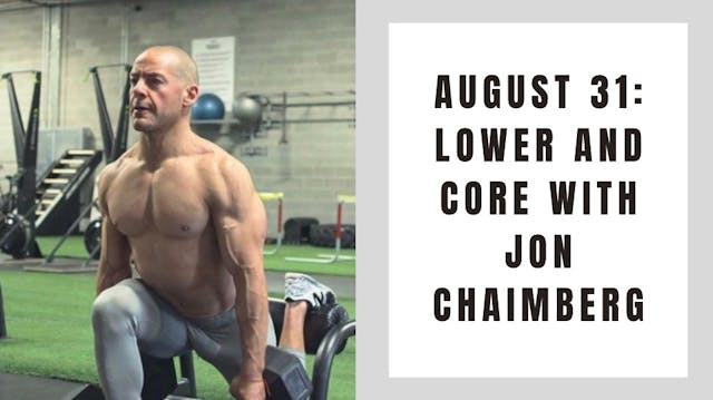 Lower Body and Core-August 31