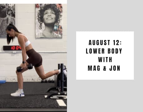 Lower Body-August 12