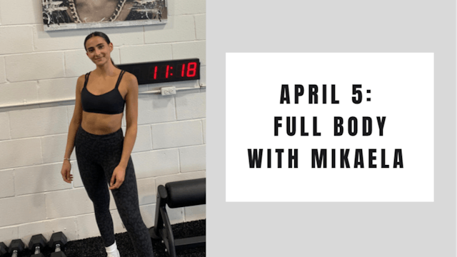 Full Body-April 5