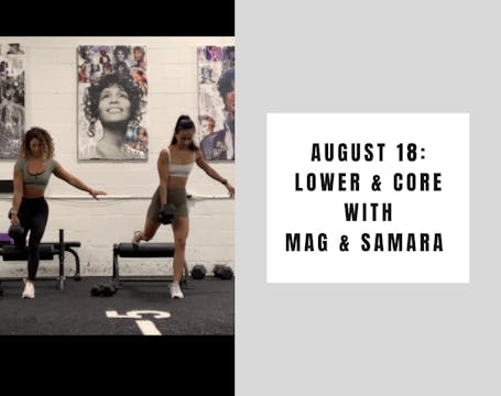 Lower & Core-August 18