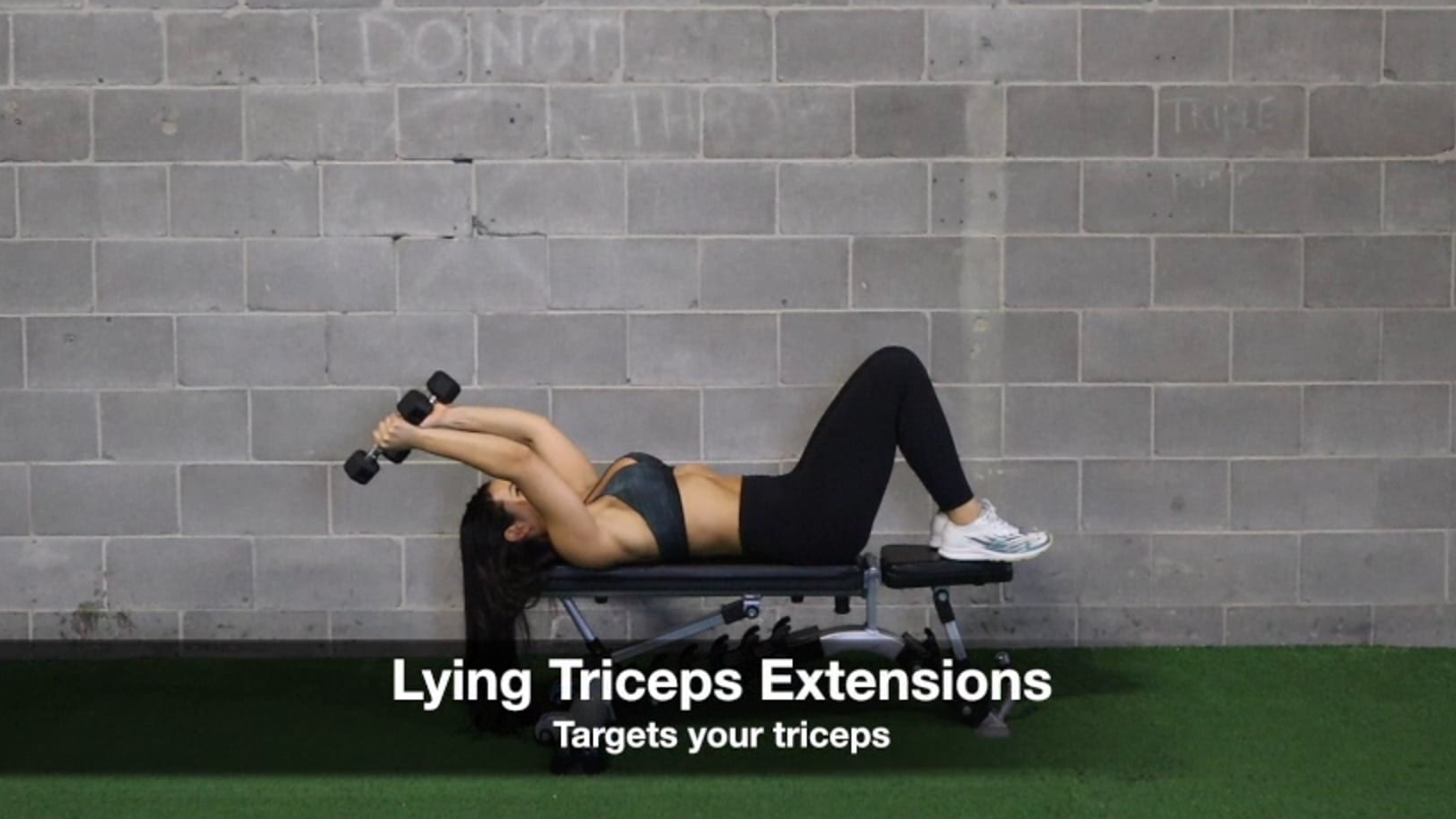Lying Tricep Extensions