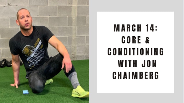 Core and Conditioning-March 14