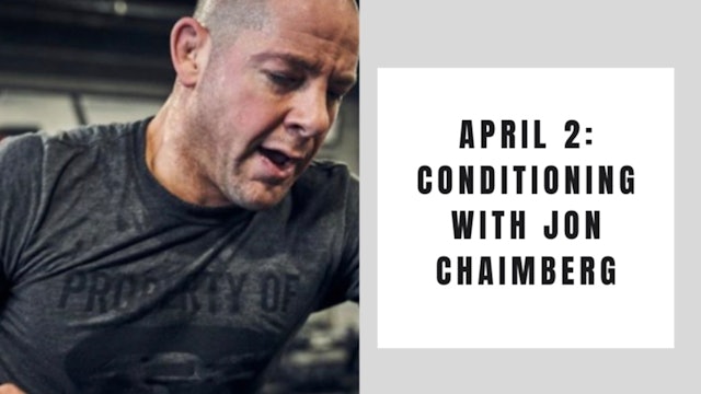 Core and Conditioning- April 2 (cardio)