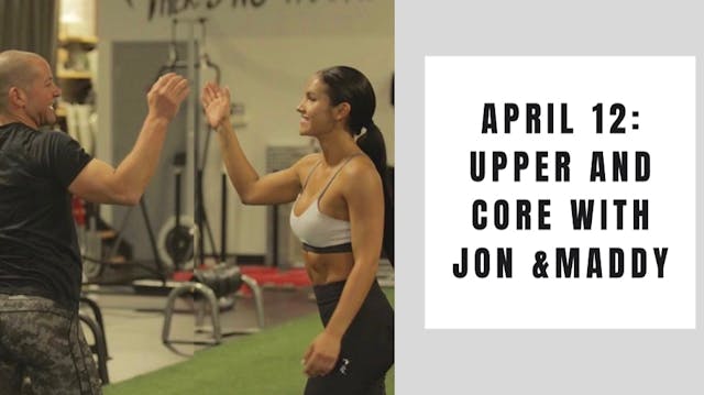 Upper and Core - April 12