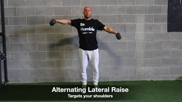 Alternating Lateral Raises