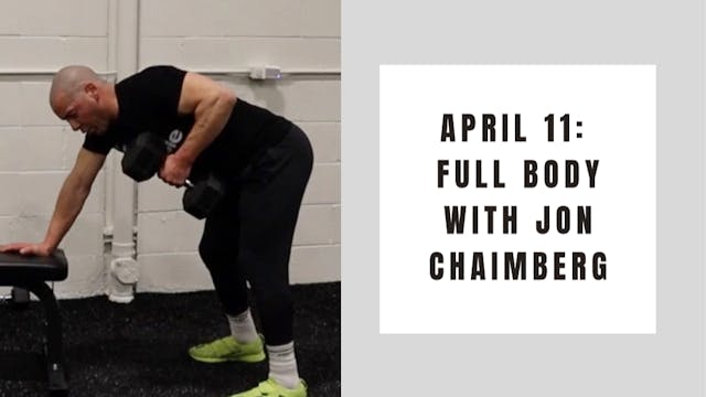 Maddy Inspired Full Body S&C- April 11