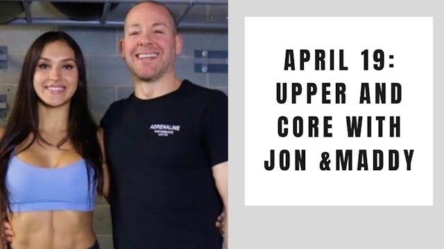 Upper and Core - April 19