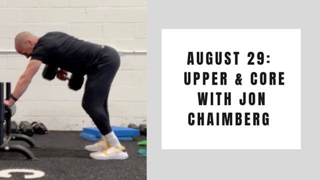 Upper and core-August 29