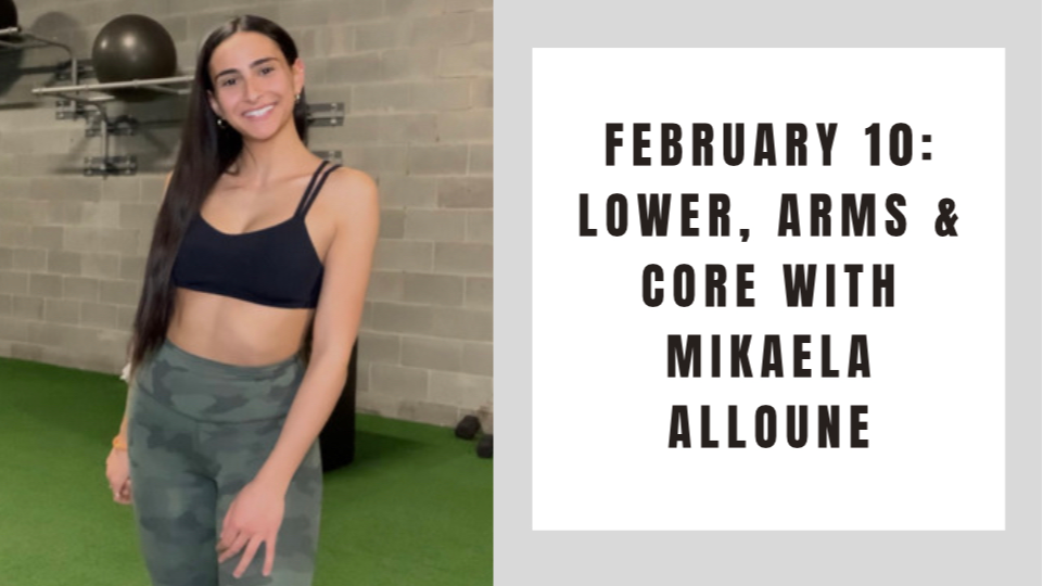 Lower, Arms and Core-February 10