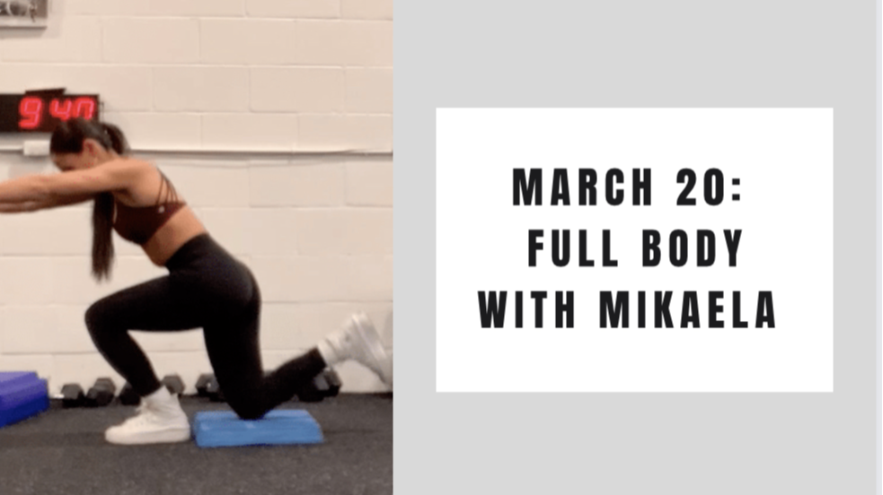 Full Body -March 20 