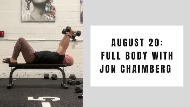 Full Body- August 20