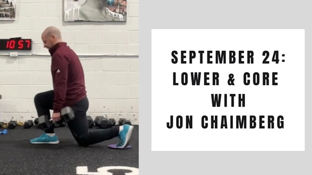 Lower and Core- September 24