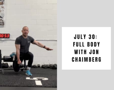 Full Body - July 30