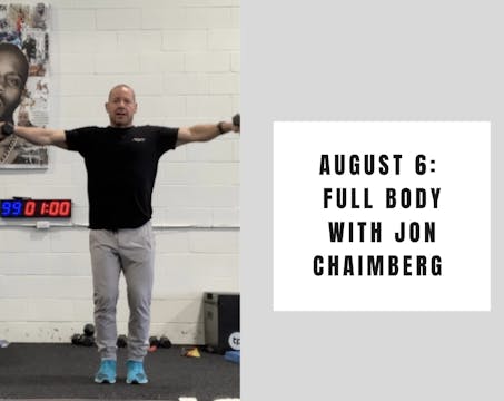 Full Body - August 6