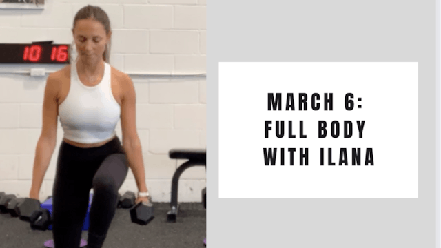 Full Body- March 6