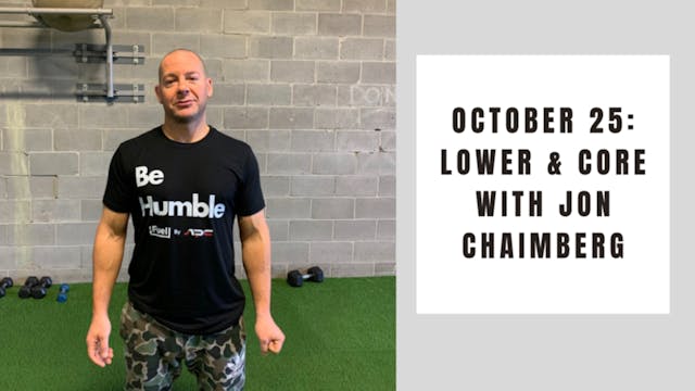 Lower Body and Core-October 25