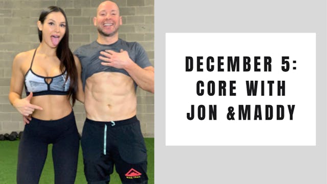 Core Workout-December 5