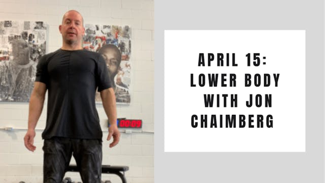 Lower Body-April 15th