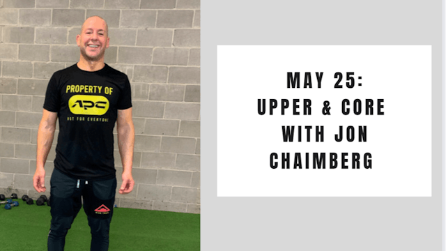 Upper and core-may 25