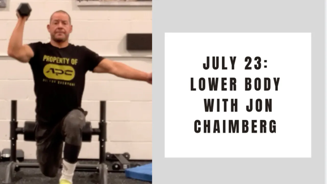 Lower Body-July 23 - Workout Programs - All Access