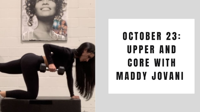 Upper and Core-October 23