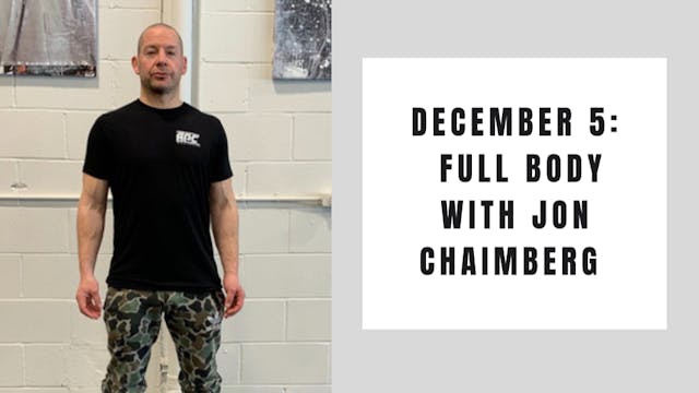 Full Body- December 5