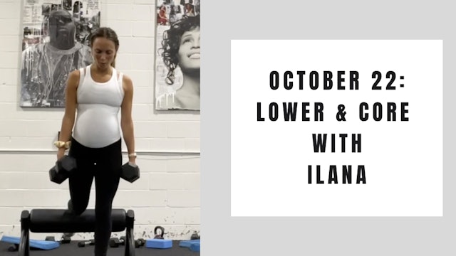 Lower & Core- October 22