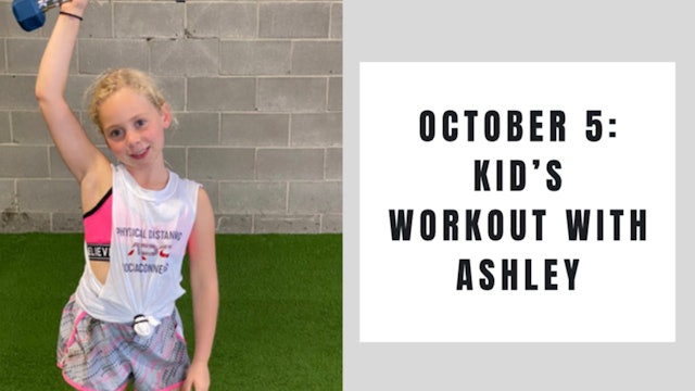 Ashley's Workout-october 5