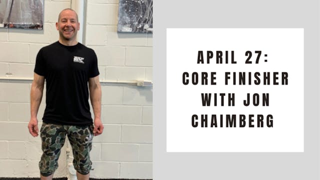 Core Workout-April 27
