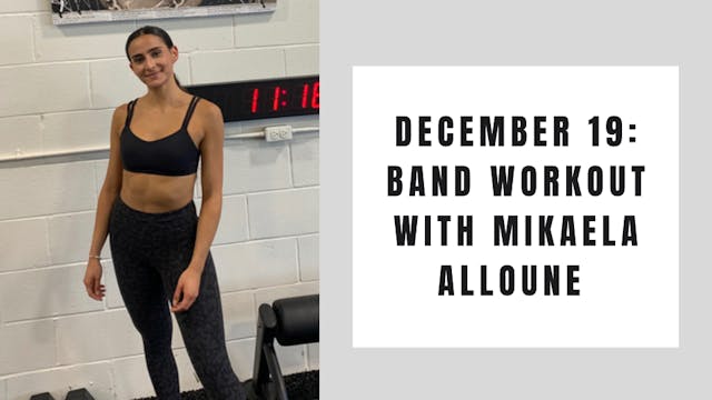 Band Workout-December 19