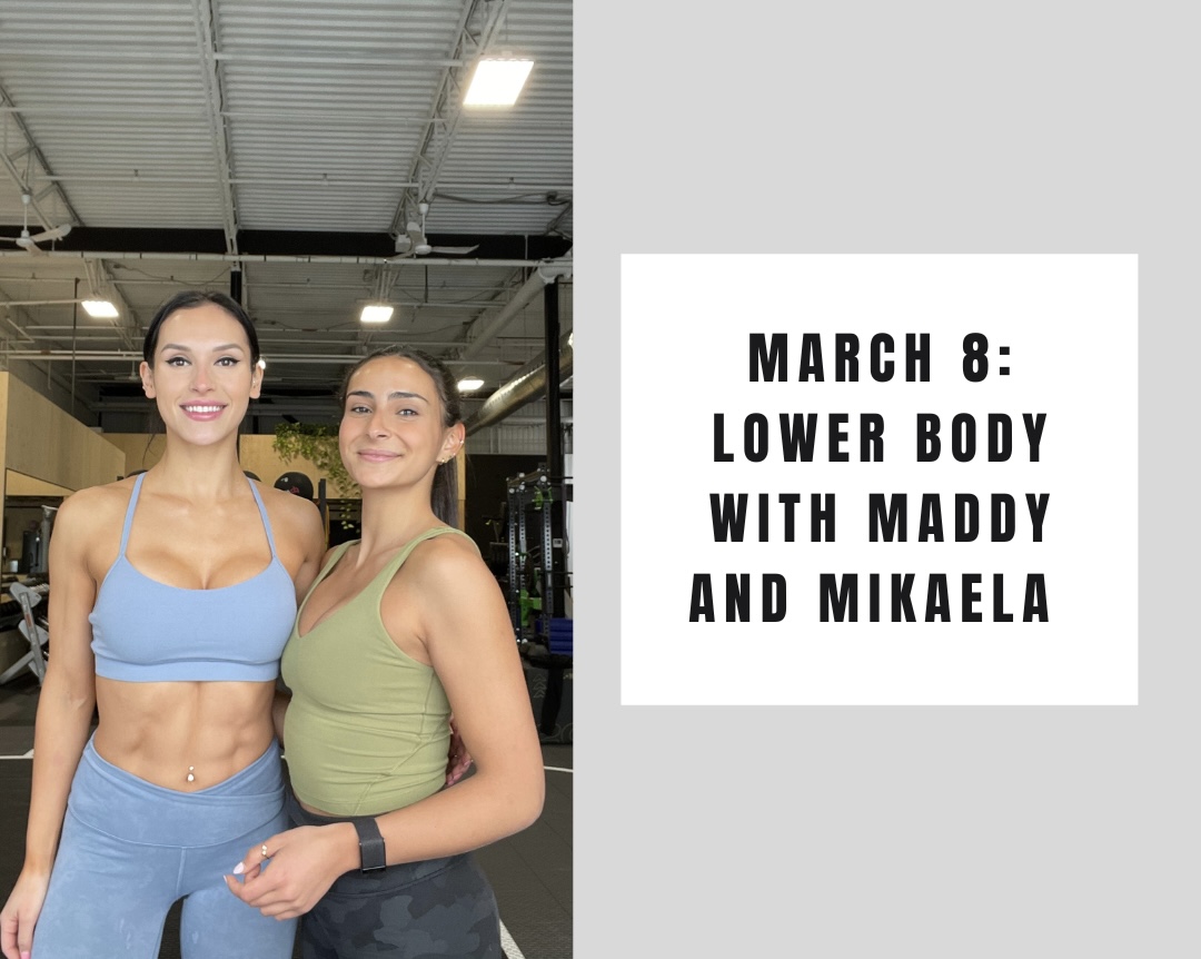 Lower Body - March 8
